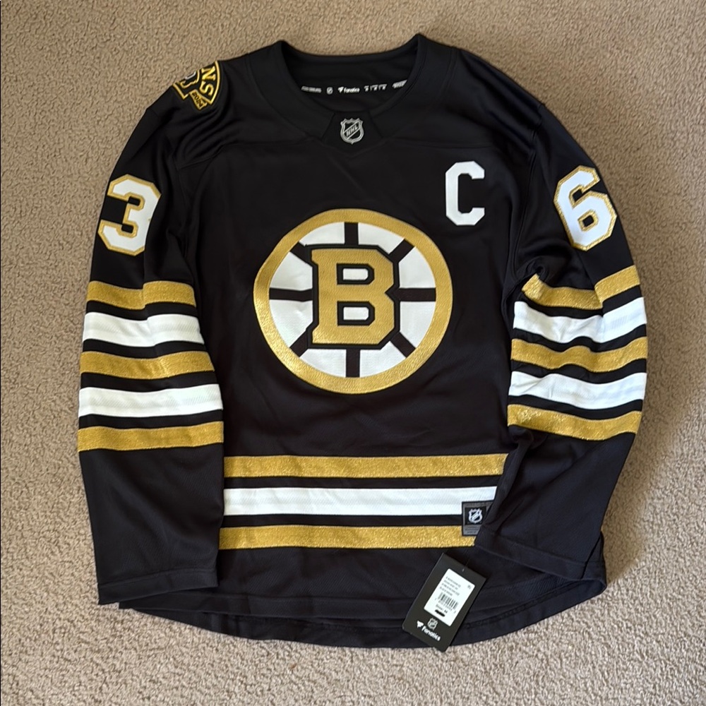 Fanatics NHL Boston Bruins Centennial Jersey Brad Marchand # 63